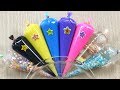 【音フェチ】 絞り袋 で 艶やか スライム を作る, スタースライム, Piping Bags Slime ASMR #AsmrSlime