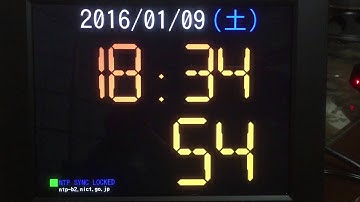 Ntp sync clock digital ver 2