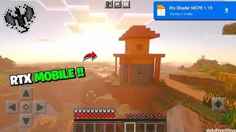 [ Real ] Rtx Shader For Minecraft PE 1.19.90+ ❤️ | Render Dragon Mcpe