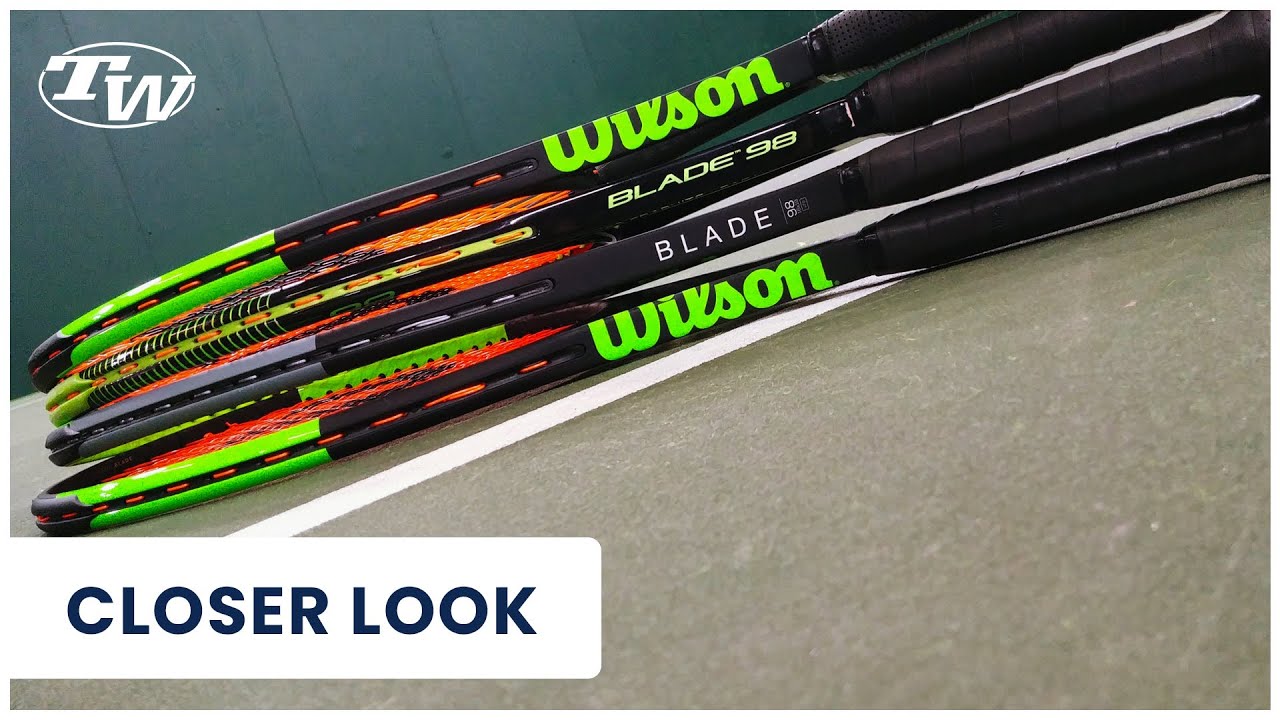 Take a Closer Look at the 2021 Wilson Blade 98 16x19 v6 (without  Countervail) Tennis Racquet