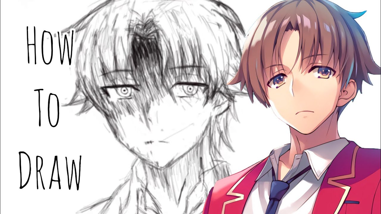 draw_kishibe on X: Ayanokoji Kiyotaka / Anime: Classroom Of Elite