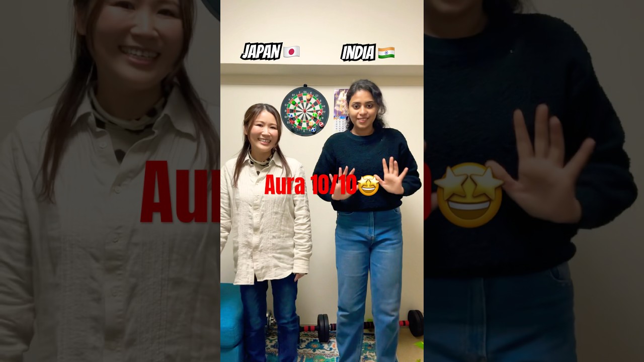 🤩Aura 10/10 with my Japanese friend 🤩😍#shorts #trending#fypシ #explorepage