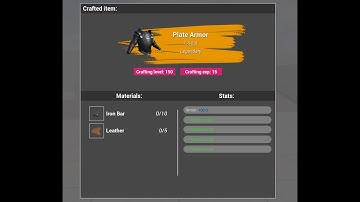 RPG Tutorial 44. Quick fix - display random stats in crafting (Unreal Engine 5)