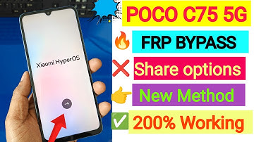 POCO C75 5g🔥Google/Frp Bypass✅Android 14/15 | POCO C75 5g Frp Bypass New Method 