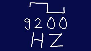9200 hz square
