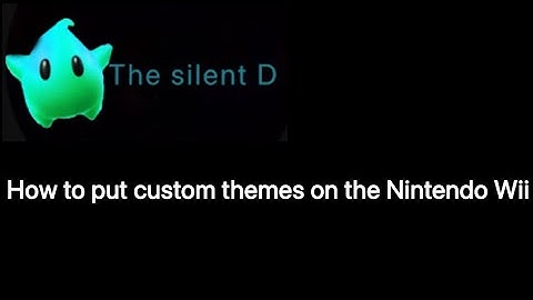How to put custom themes on a Nintendo Wii #wii #modding