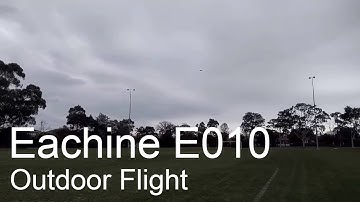 Eachine E010 - Outdoor Flight with Manual Flips (Courtesy of Banggood)
