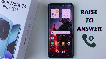 How To Enable Raise To Answer On Redmi Note 14 / 14 Pro+