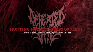 Defeated Sanity "Hunting Humans" - Deeds Of Flesh Cover