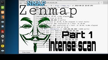 Zenmap part 1: intense scan