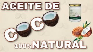 ACEITE DE COCO NATURAL | CÓMO HACER ACEITE DE COCO CASERO🥥
