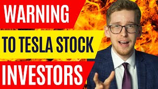 Urgent Warning from All-In Tesla Stock Investor