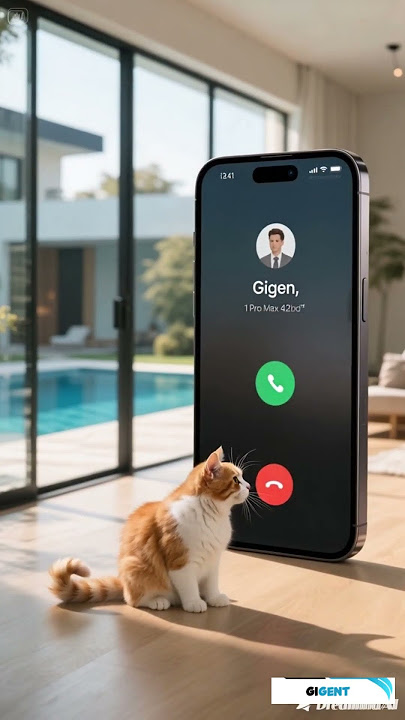 Giant IPhone 12 Pro Incoming Call #ringtone #iphone #ai