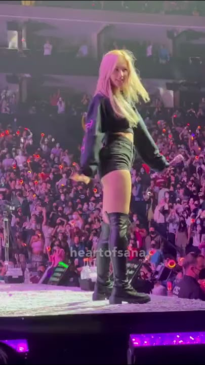 Another angle of Sana's rollin' | TWICE in Oakland #twice #shorts