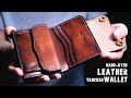 手染めのサドルレザートラッカーウォレット JAINDIANA LEATHER WORKS 【商品PV】