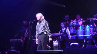 Barry Gibb music legend singing How deep is your love 2012