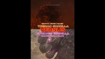 EVOLVED GODZILLA VS THERMO GODZILLA #cool #meme #viral #fypシ゚viral #edit #1v1 #brawl #debate #battle