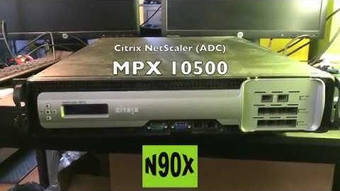 Inside the NetScaler MPX 10500 (N90X) NetScaler ADC