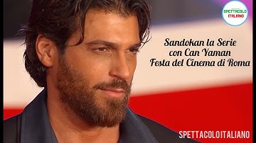 Sandokan alla Festa del Cinema di Roma, il red carpet con Can Yaman e il cast della fiction Rai