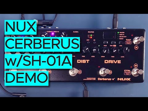 NUX Cerberus Sound Demo (no talking) with Roland SH-01a Synthesizer