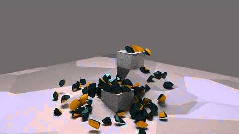 Blender fracture simulation - torus