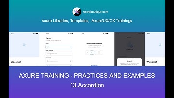 Axure Tutorial-Practices and Examples: 13.Accordion