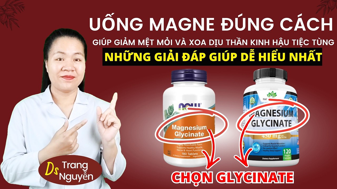 Uống Magnesium (Magie) Đúng Cách Giúp Giảm Mệt Mỏi Đau Nhức Cơ Thể Sau 1 Đêm Tiệc Tùng