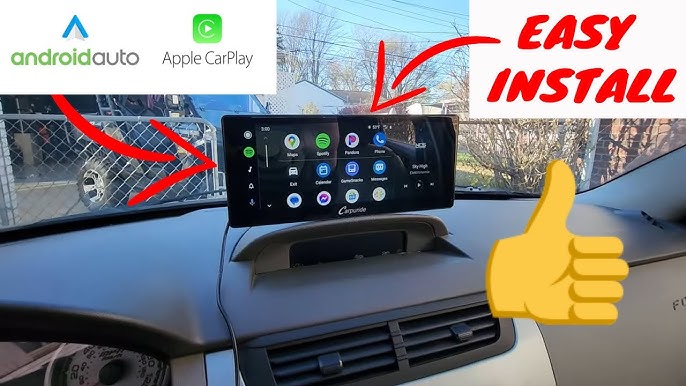 Universal Touchscreen Car Dashboard  Apple CarPlay & Android Auto – Veloxar