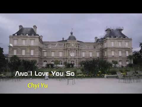 아침에 듣기좋은 편안한 노래(팝송)-And I love <strong>you</strong> so(Chyi <strong>Yu</strong> )