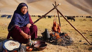 Shepherd Mother Roasted Chicken Recipe | Shepherd Life | Village life in Afghanistan
