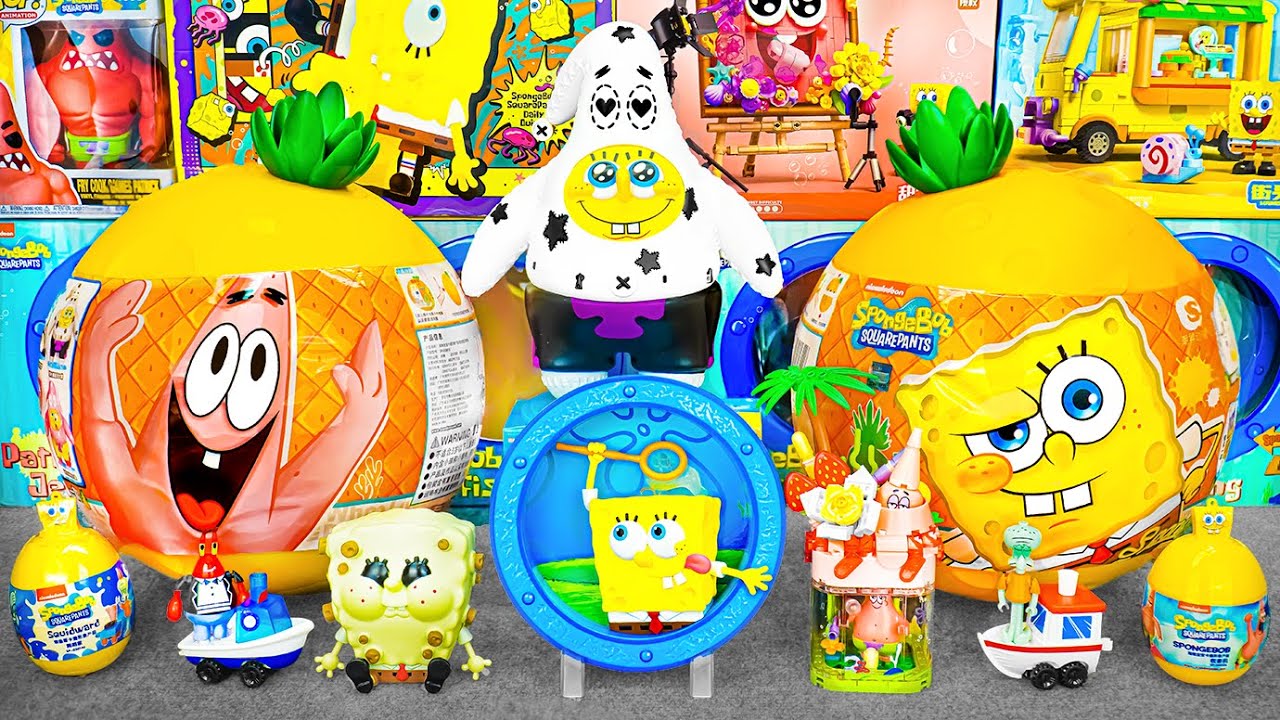 💛[Toy ASMR] SPONGEBOB SquarePants 🧽 Satisfying Collection