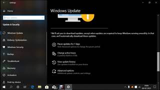 Disable Automatic Updates in Windows 10 using Settings screenshot 3