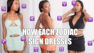 ALL 12 Zodiac Signs as Outfits!! | Ft. Shein
