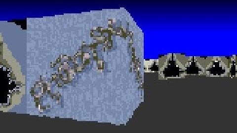 Atari Lynx: Raycast demo with textures