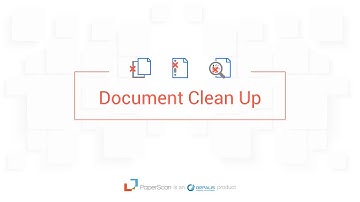Paperscan Video Guide Episode 4 Document Cleaning, Filters & more!