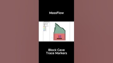 MassFlow v9 Block Cave - Trace Markers #massflow #itascasoftware #geotechnicalengineering