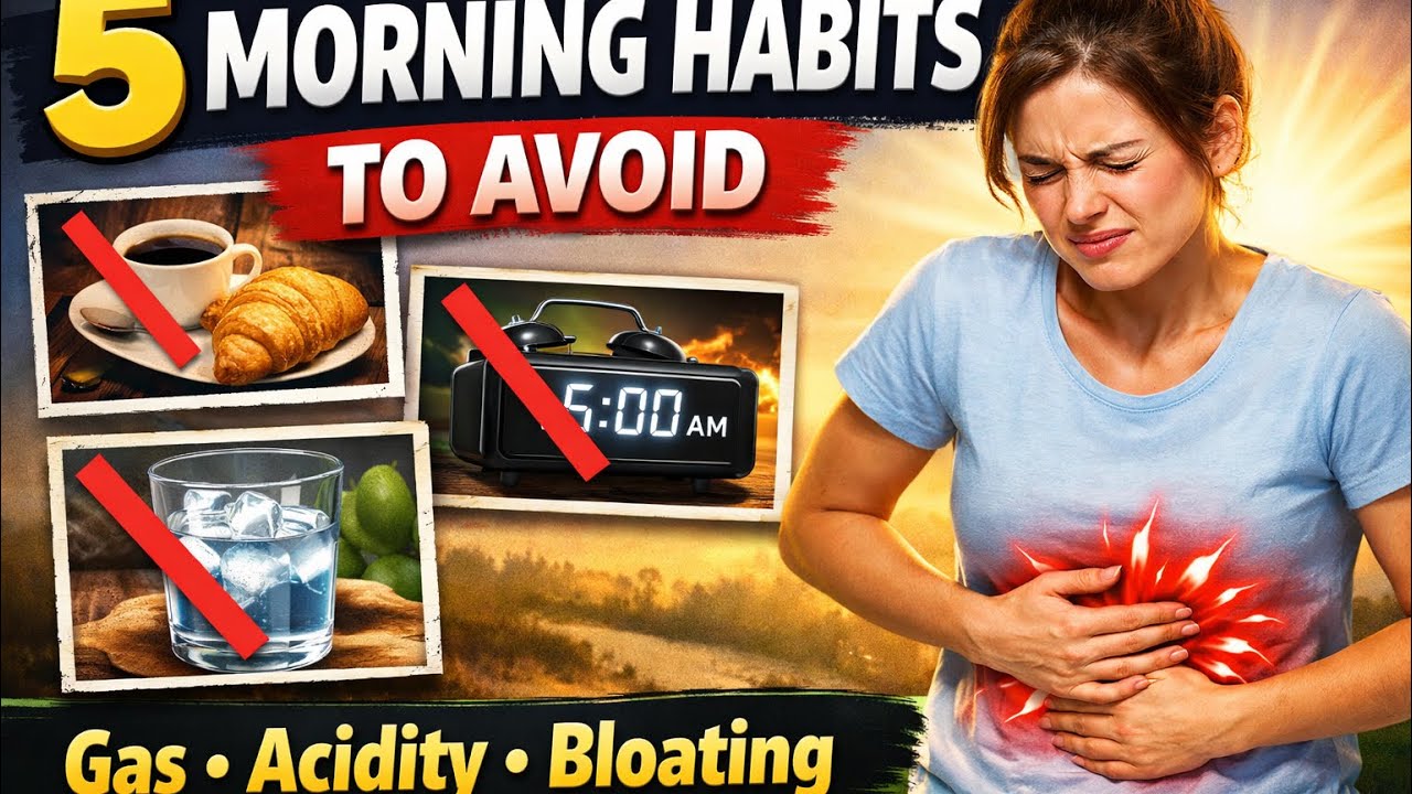 5 Morning Habits That Cause Gas, Acidity & Bloating (Avoid These Daily Mistakes)