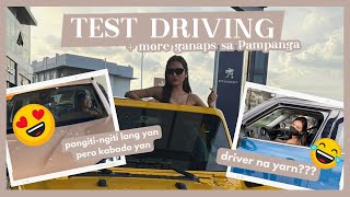 TEST DRIVING in Pampanga (NABANGGA AKO!!!) | Francine Diaz