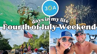 VLOG: 4th of July Weekend on 30A + EBike Rides in Watercolor + Snorkeling Fun!