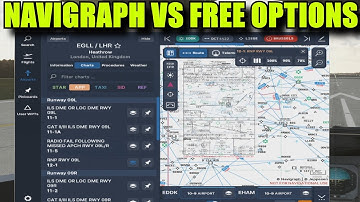 FS2020: Navigraph VS The Free Options (LittleNavMap, Chartfox etc) - What