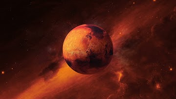 Planet Mars in Solar System (CGI animation). 4K ULTRA HD
