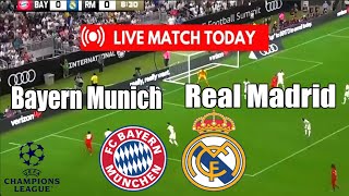 LIVE | Bayern Munich vs Real Madrid • UEFA Champions League 23\/24 | Live Video Game Simulation