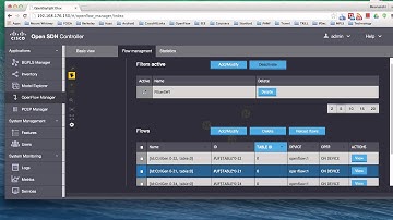 OpenFlow Manager Application Overview