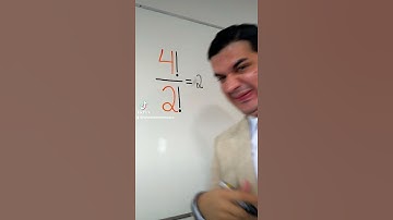 DIVISÃO DE NÚMEROS FATORIAIS: Aprenda agora com o Mr Bean da Matemática ❤️ Inscreva no Canal #Shorts