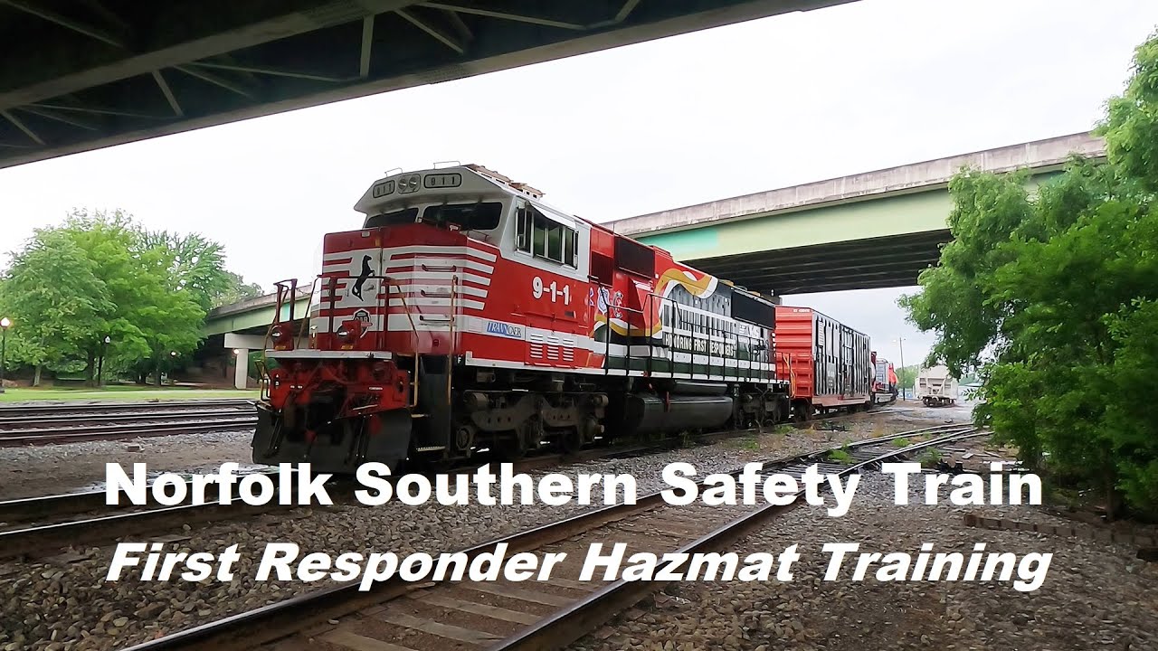 Norfolk Southern Safety Train - First Responder Hazmat Training - NS ...