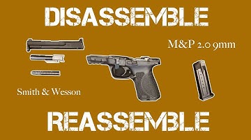 Hoe de Smith & Wesson M&P 2.0 9mm te demonteren