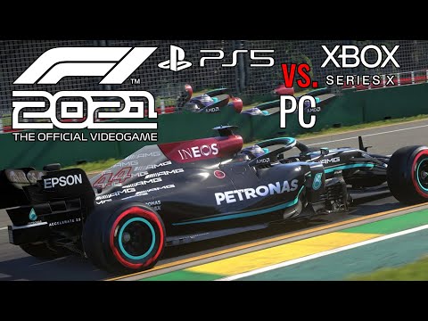 F1 2021 Frame Rate Analysis -  PS5 vs Xbox Series X vs PC Graphics Comparison
