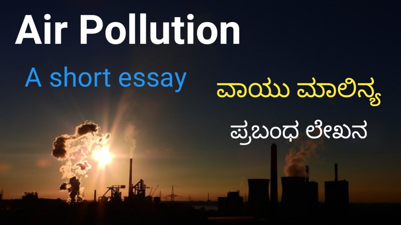 air pollution in big cities essay