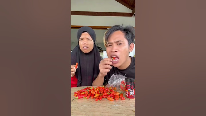 anggun supriadi makan cabe rawit