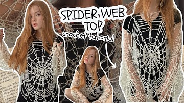 Spider Web Top Crochet Tutorial ✨/ beginner friendly